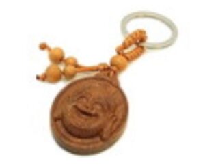 Face of Laughing Buddha Protection Key Ring
