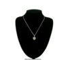 Faceted Heart Shape Crystal Pendant Necklace2
