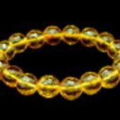 Faceted Yellow Swarovski Bracelet