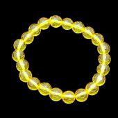 Faceted Yellow Swarovski Bracelet 8mm1