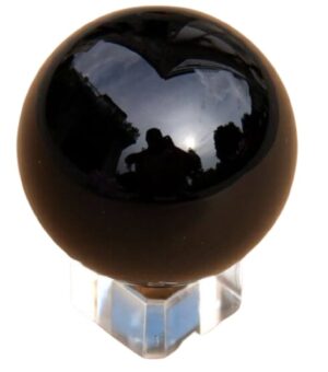 Feng Shui Obsidian Crystal Sphere 80mm