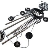 Five-Element Yin Yang Pakua Five Rods Windchime