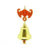 Golden Bell with Fortune Bat Feng Shui Tassel2