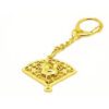 Golden Fan with Rooster Key Chain1