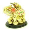 Golden Money Frog On Wish Fulfilling Elephant1