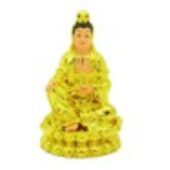 Golden Sitting Goddess Kuan Yin