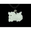 Good Fortune Crystal Pi Xiu Pendant Necklace1
