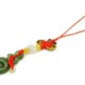 Green Jade Double Eight Lucky Tassel