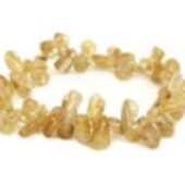 High Grade Golden Rutilated Quartz Chip Bracelet