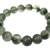 High Grade Green Phantom Round Bracelet for Career Luck