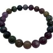 High Grade Oval Shaped Rainbow Tourmaline Bracelet