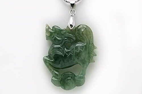 Jade Chi Lin Pendant with Chain1