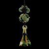 Jade Oriental Lantern With Gold Ingots Hanging3