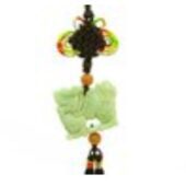 Jade Prosperity Dragon Mystic Knot Tassel