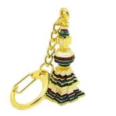 Kalachakra Stupa Keychain Amulet