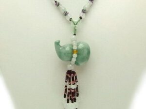 Longevity Wu Lou Pendant with Necklace