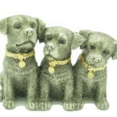 Lucky Pewter Three Little Puppies1