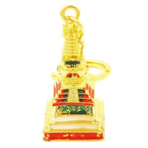 Medicine Buddha Stupa Key Chain