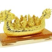 Nine Wealth Gods on Dragon Boat