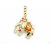 Pair of White Elephant Trunk Up & Down Keychains3