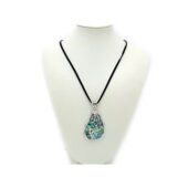 Paua Shell Designer Pendant Necklace1