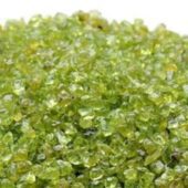 Peridot Crystal Chips 100 Gram