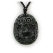 Pi Yao Prosperity Coins Black Jade Pendant