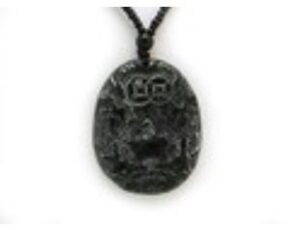 Pi Yao Prosperity Coins Black Jade Pendant