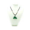 Prosperous Green Jade Pi Xiu Pendant Necklace2
