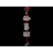 Rat, Dragon & Monkey - Rose Quartz Three Zodiac Allies Tassel1