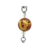 Red Agate Globe with Golden Dragon Tassel3