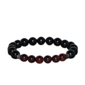 Red Garnet 8mm Beads Bracelet for Business Success