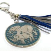 Rhino & Elephant Anti Burglary Keychain Amulet