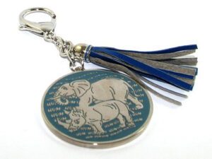 Rhino & Elephant Anti Burglary Keychain Amulet