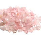 Rose Quartz Crystal Chips 100 Gram