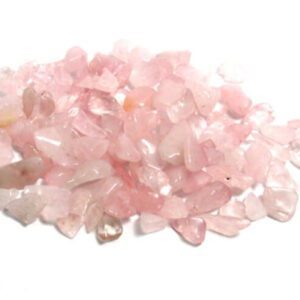 Rose Quartz Crystal Chips 100 Gram
