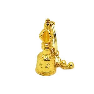 Tibet Hand Bell with Double Wu Lou Amulet1