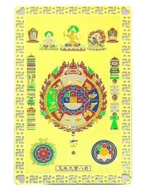 Tibetan Buddhist Mandala Charm