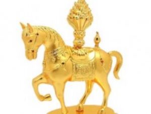 Tibetan Lung Ta Wind Horse with Cintamani Jewel
