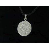 Tibetan Six Syllable Mantra with HRIH Symbol Pendant1