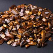 Tiger Eye Crystal Chips 100 Gram