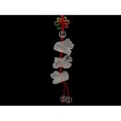 Tiger, Horse & Dog - Rose Quartz Three Zodiac Allies Tassel1