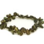 Water Drop Green Tourmaline Quartz Bracelet for Spiritual Growth