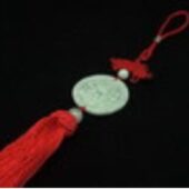 Wealth Enhancing Jade Medallion Tassel