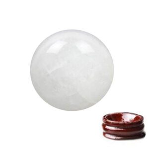 White Cateyes Feng Shui Crystal Ball
