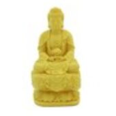 Wooden Seated Amitabha Buddha