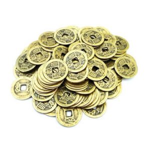 100 Auspicious I-Ching Coins