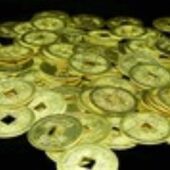 100 Golden I Ching Coins