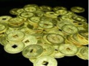100 Golden I Ching Coins