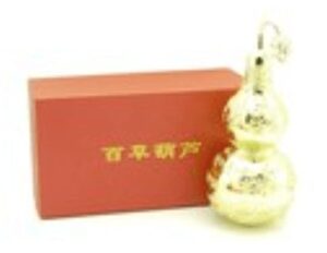 6 Inch Golden Feng Shui Herbal Wu Lou